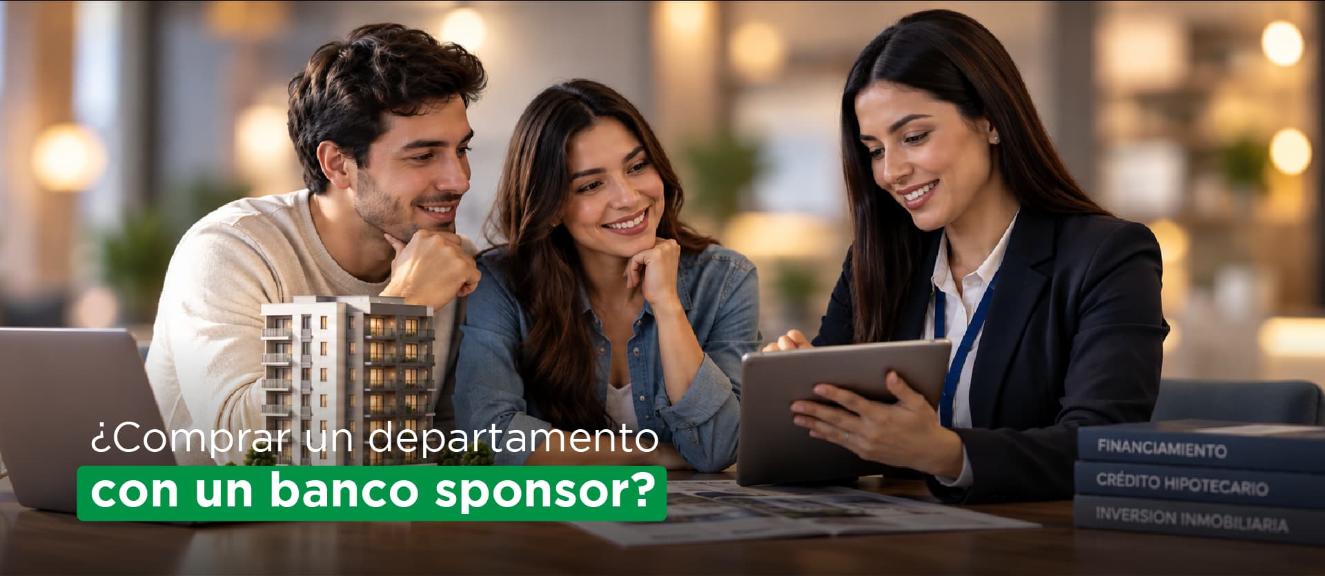 ¿Comprar un departamento con un banco sponsor?